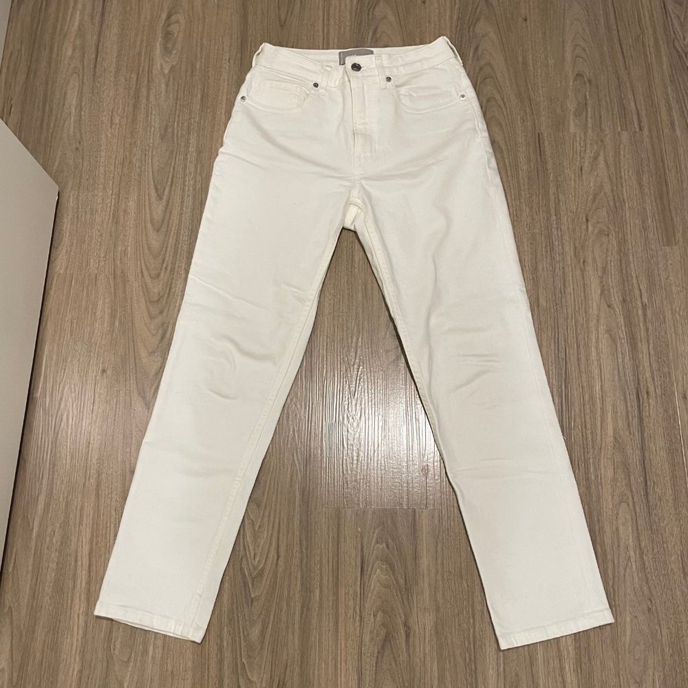 Everlane  The Curvy Cheeky Jean 26 Regular / Bone